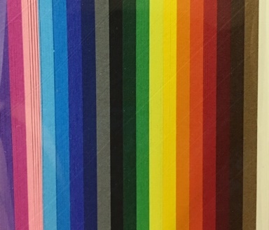 Kaleidoscope Quilling Strips 3mm - Rainbow