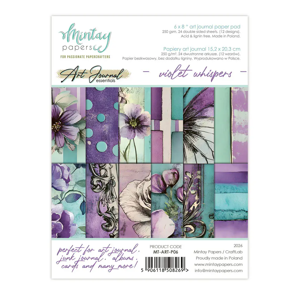 Mintay - Art Journal Essentials - 06 - Violet Whispers