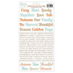 Mintay - Autumn Splendor - Paper stickers - Words