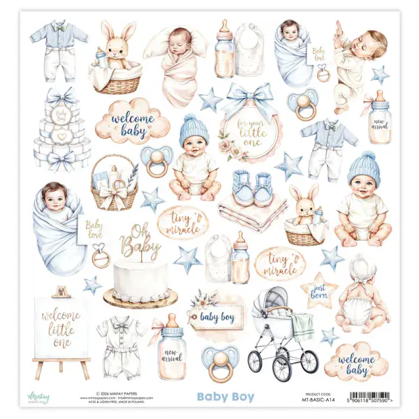 Mintay - Elements sheets - Baby Boy