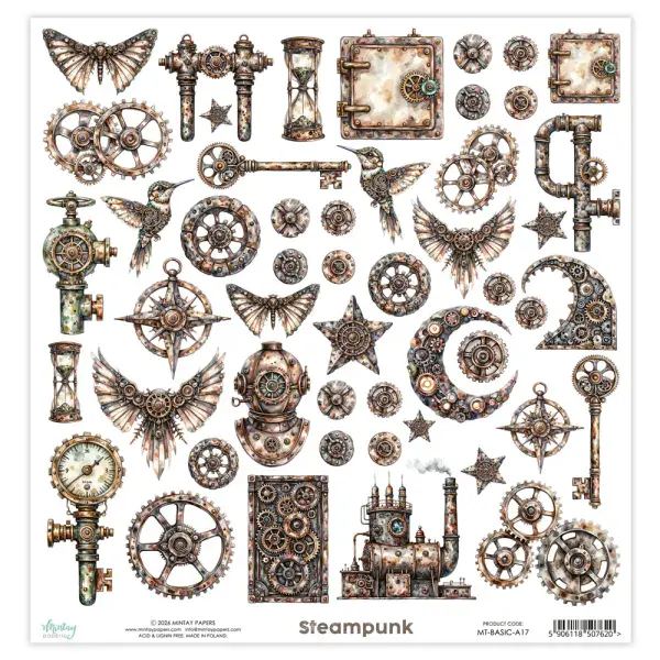 Mintay - Elements sheets - Steampunk