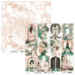 Mintay - Lady's Secret - 3" x 4" cut apart sheet