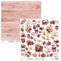 Mintay - Rust & Rose - cut apart sheet