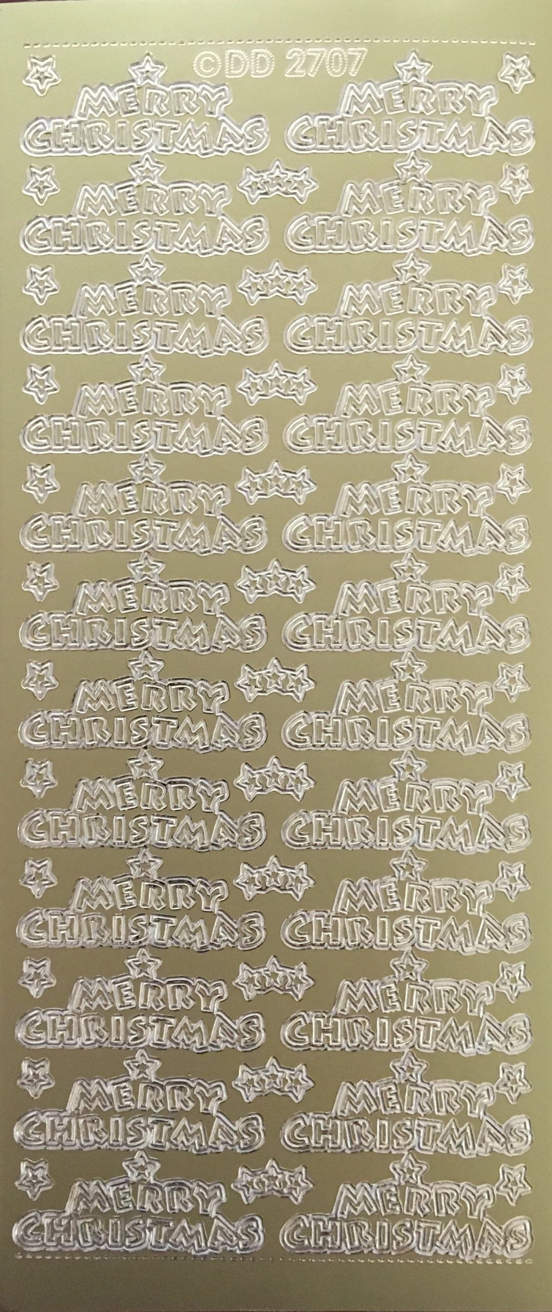 Merry Christmas 6 - Gold