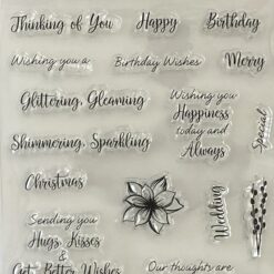 Mini Sentiment Stamp set 3