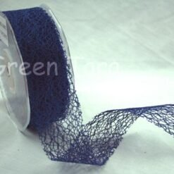 Mesh Ribbon - Navy Blue 1 metre