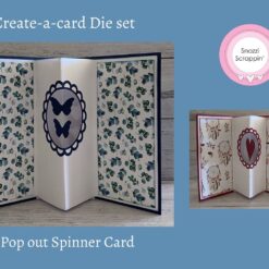 Create-a-card - Pop out Spinner card Die set