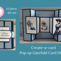 Create-a-card - Pop Up Gatefold Card Die Set