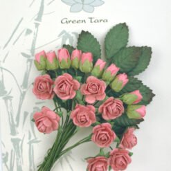Rose and Rosebud Pack - Coral