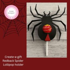 Create-a-gift Lollipop holder - Redback Spider