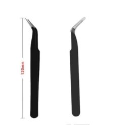 Detail Curved Tweezers with Cap