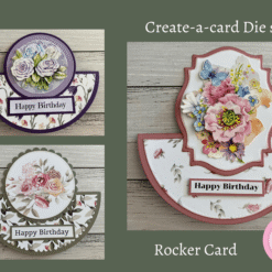 Create-a-card - Rocker card Die set