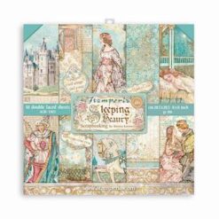 Stamperia Mini Scrapbooking Pad (8×8) Sleeping Beauty