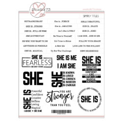 She Is ME Simply Titles - Studio 73