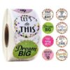Sticker roll - Dream Big 25mm