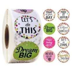 Sticker roll - Dream Big 25mm