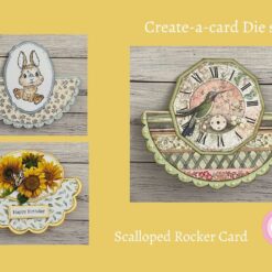 Create-a-card - Scalloped Rocker Die set
