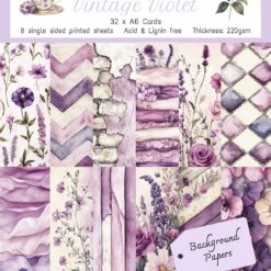 Paper by the Sea - Vintage Violet Background Papers