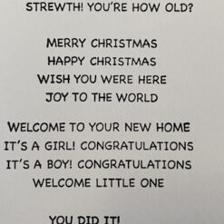 Curly Sue - Mini strip sentiment stamp & die set 3