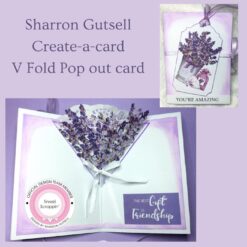 Alternative view of Create-a-card - V Fold pop out Card