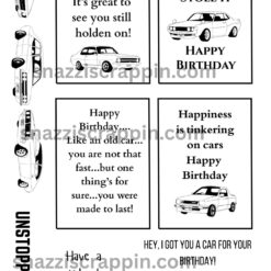 Paper by the Sea - Rev it up - Car sentiment sheet - Unstoppable