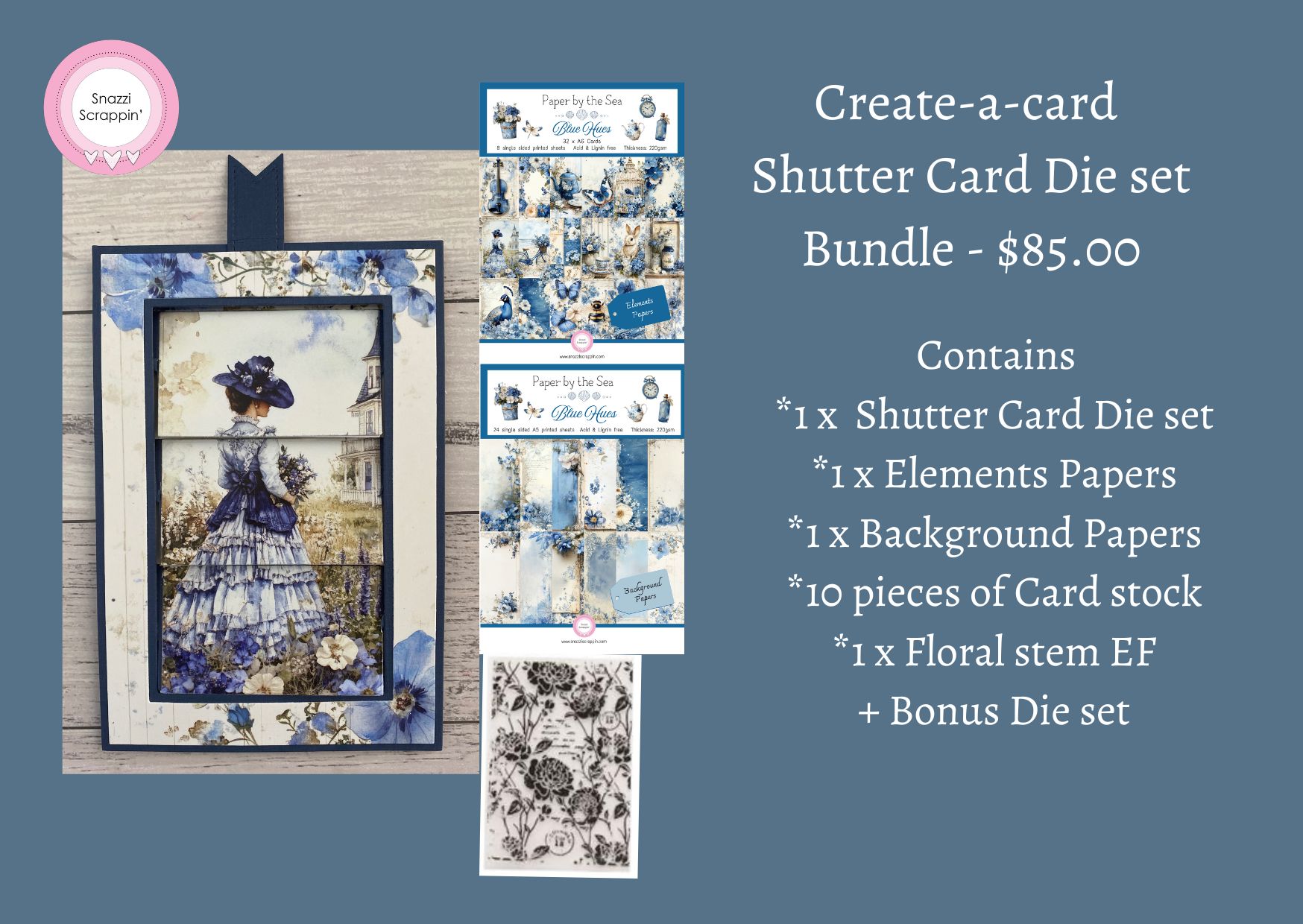 Bundle - Create-a-card - Shutter Card die set - Due 9/6/26
