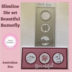 Slimline Die Set - Beautiful Butterfly