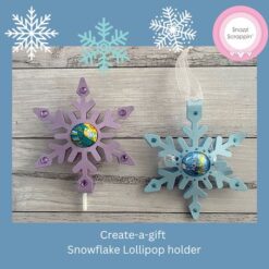 Create-a-gift Lollipop holder - Snowflake