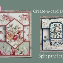 Create-a-card - Split Panel Card die set