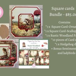 Bundle - Create-a-card - Square cards die sets