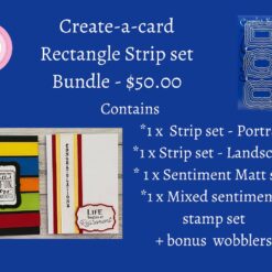 Bundle - Create-a-card - Rectangle Strip set