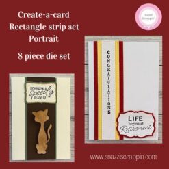 Create-a-card - Rectangle Strip set - Portrait