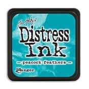 Mini Distress Ink Pad - Peacock Feathers