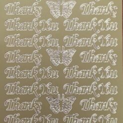 Thank you 1 - Gold