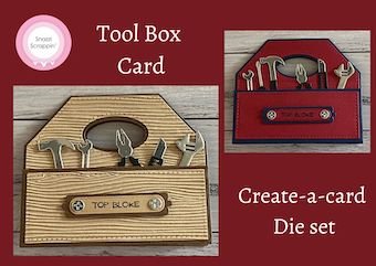 Create-a-card - Tool Box Card die set