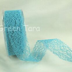 Mesh Ribbon - Turquoise 1 metre