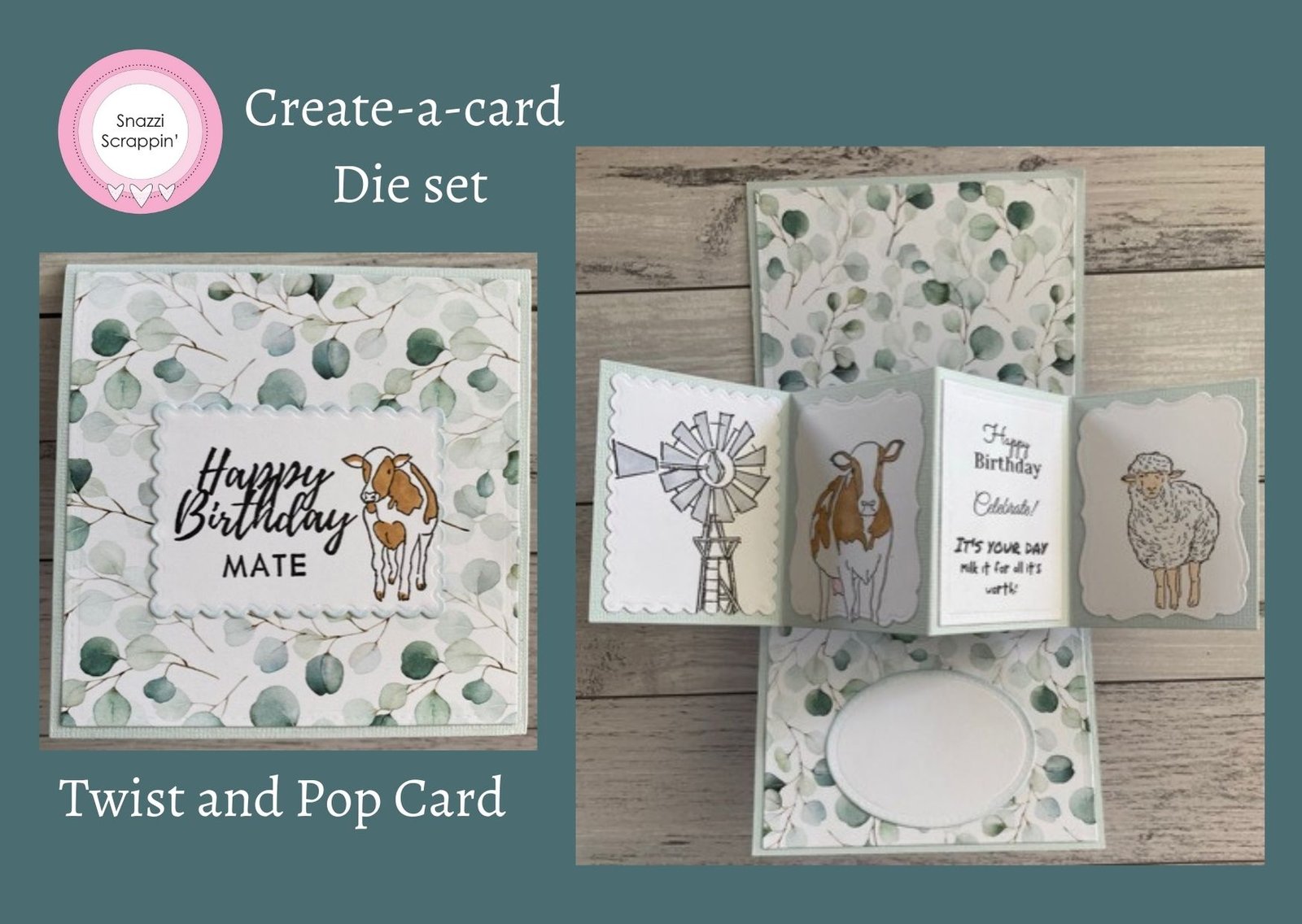 Create-a-card - Twist and Pop Card Die set