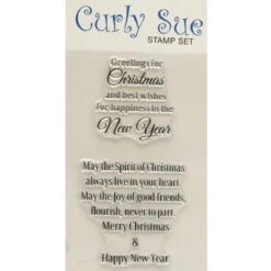 Curly Sue - Insert verse Stamp set - Christmas 1