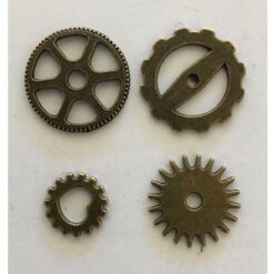 Charms - Cogs antique gold