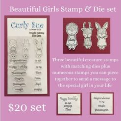 Beautiful Girls Stamp & Die set