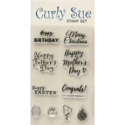 Curly Sue - Sentiment Stamp set