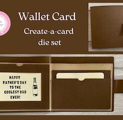 Create-a-card - Wallet Card die set