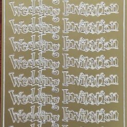 Wedding Invitation 2 - Gold