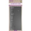 Nellie's Choice - 3D slimline embossing folder - Snowy Landscape