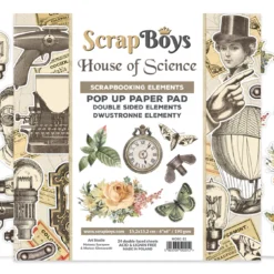 HOUSE OF SCIENCE POP UP PAPER PAD 6X6IN HOSC-11