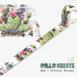 Washi Tape - #69 - Prickly Blooms