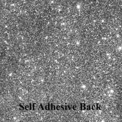 SAG21022 - Self Adhesive Glitter Card - Starry Silver - Pack of 3