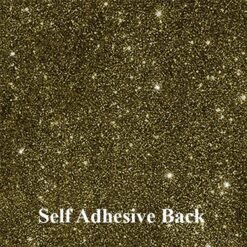 SAG21027 - Self Adhesive Glitter Card - Dark Gold - Pack of 3