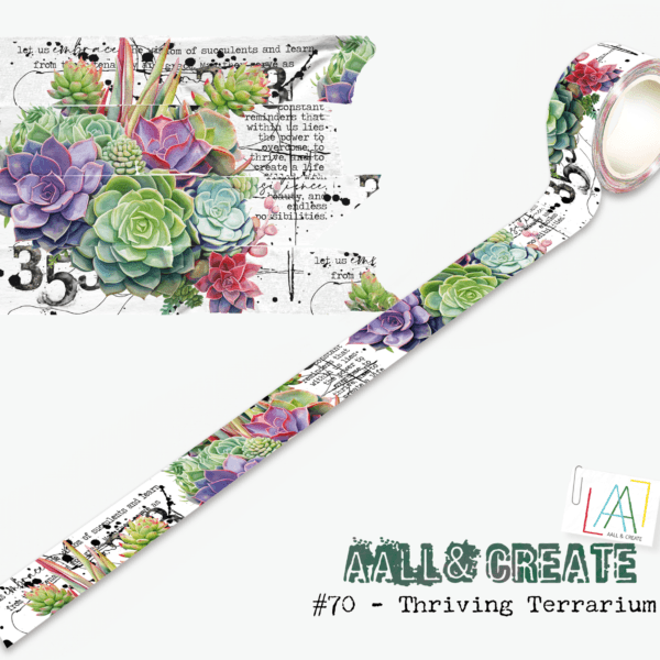 Washi Tape - #70 - Thriving Terrarium