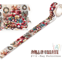 Washi Tape - #112 - Foxy Festivities